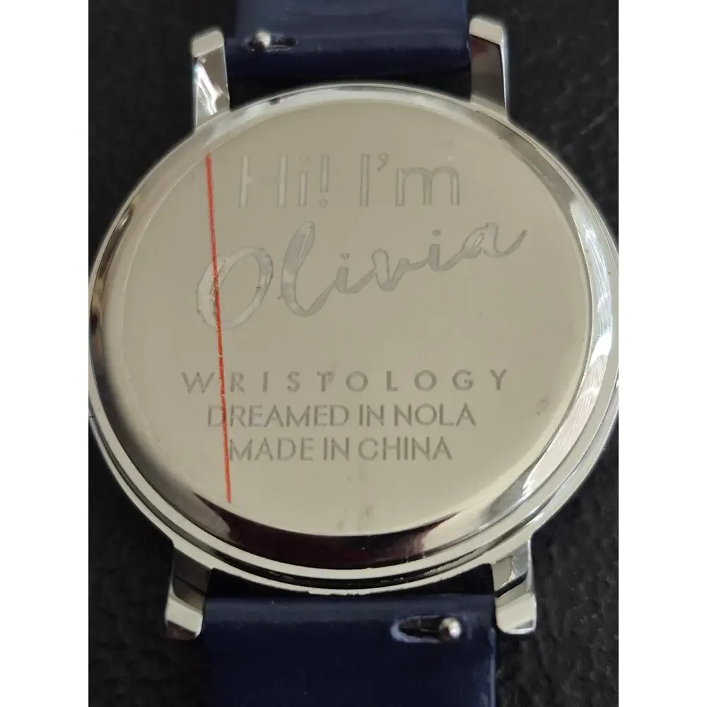 Wristology Olivia Mens Watch Large White Dial Case Stylish‎ Classiccore Sharp